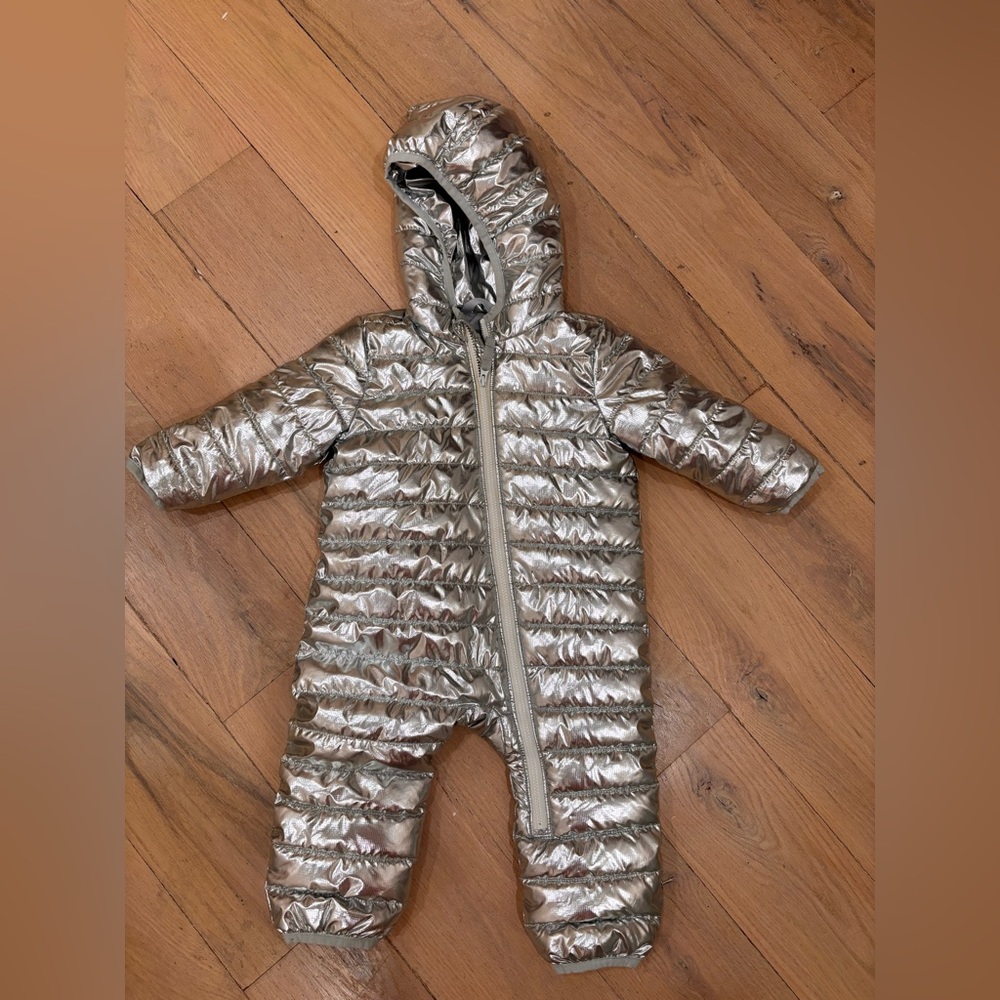 Primary Shiny Silver Kids Footie